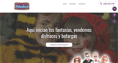 Desktop Screenshot of disfraziland.com
